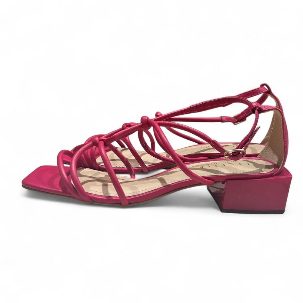 Cecelia New York pink strappy heels - Picture 2 of 5